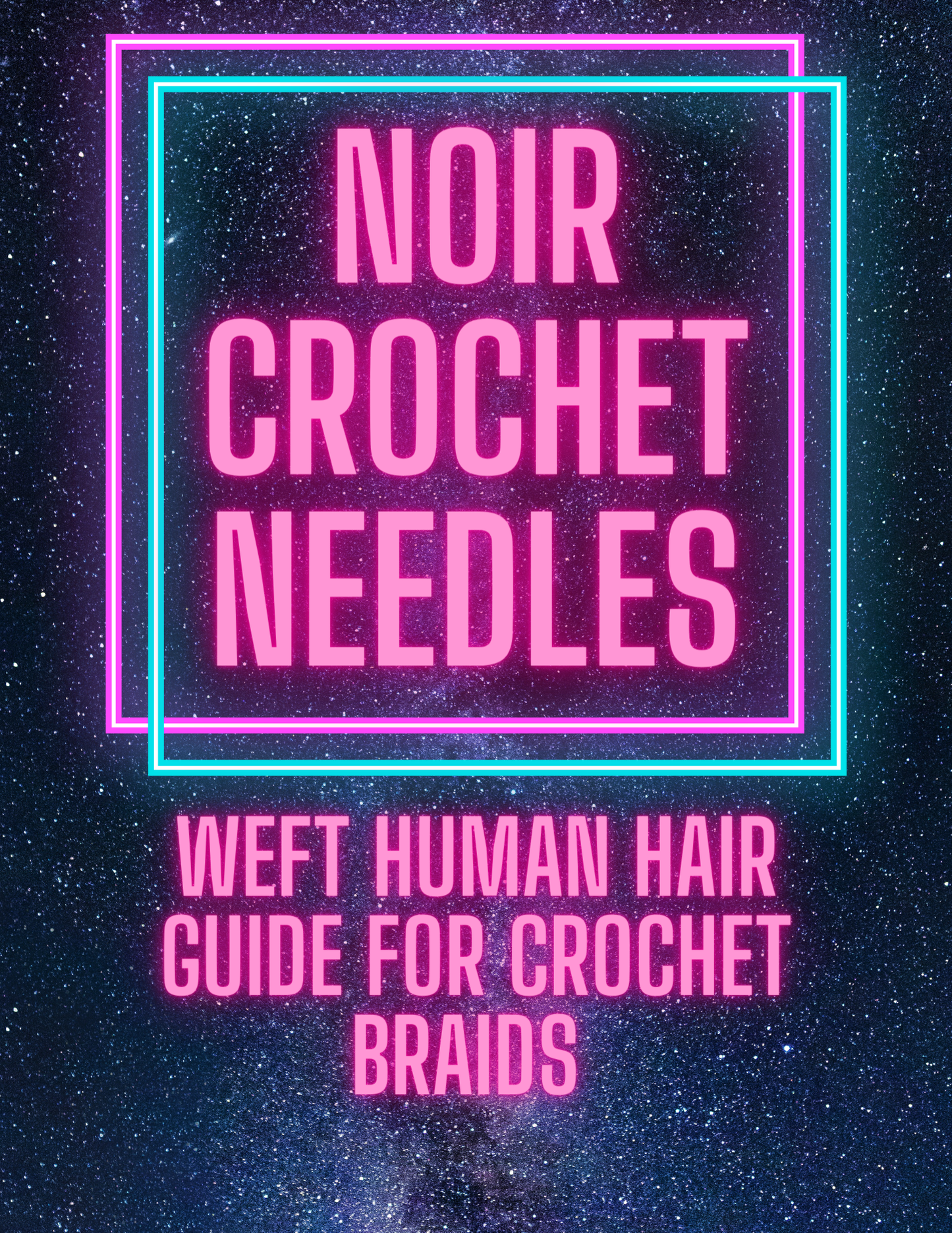 Noir Crochet Needles Weft Human Hair Guide for Crochet Braids